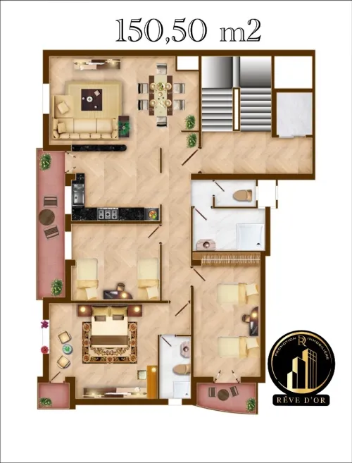 Vente Appartement F4 Oran Bir el djir