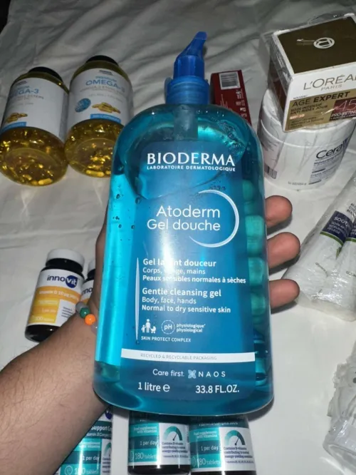 Bioderma gel douche 1L - produit original caba