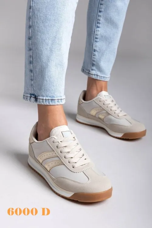 CHAUSSURE FEMME - ÉDITION BEIGE & OR