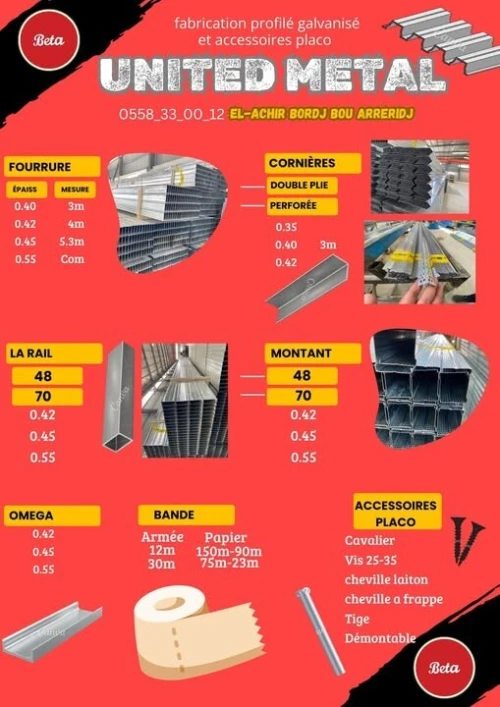ACCESSOIRES PLACO PLATRE