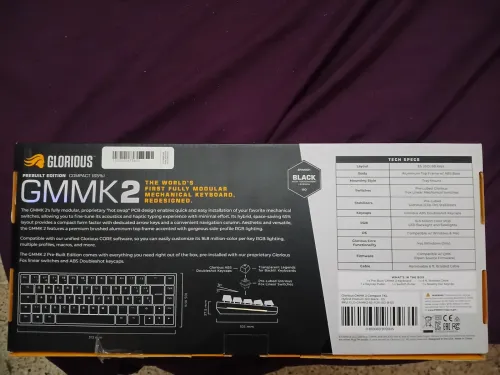 Clavier mécanique gaming Glorious GMMK 2 65% Hot-swap RGB Très bonne état