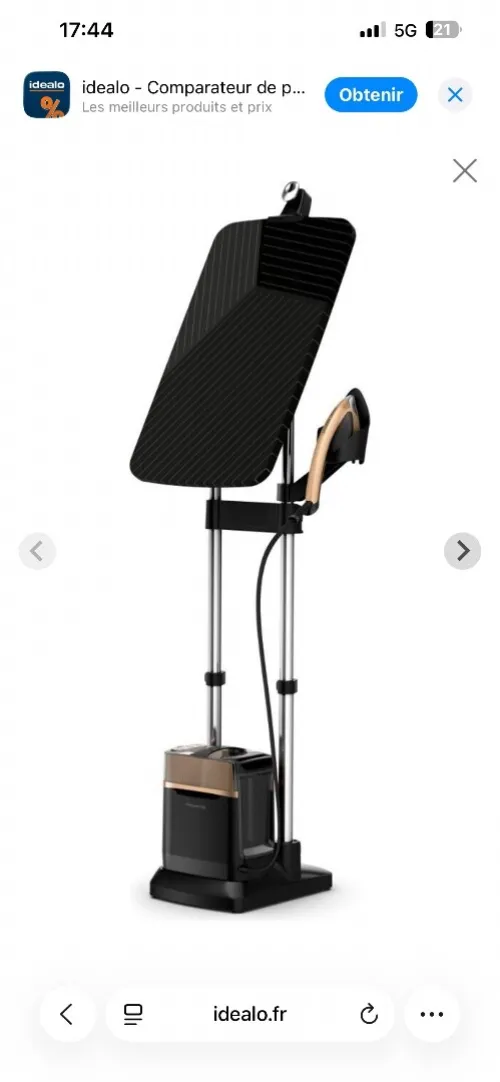 Deferoisseur rowanta grand noir avec table