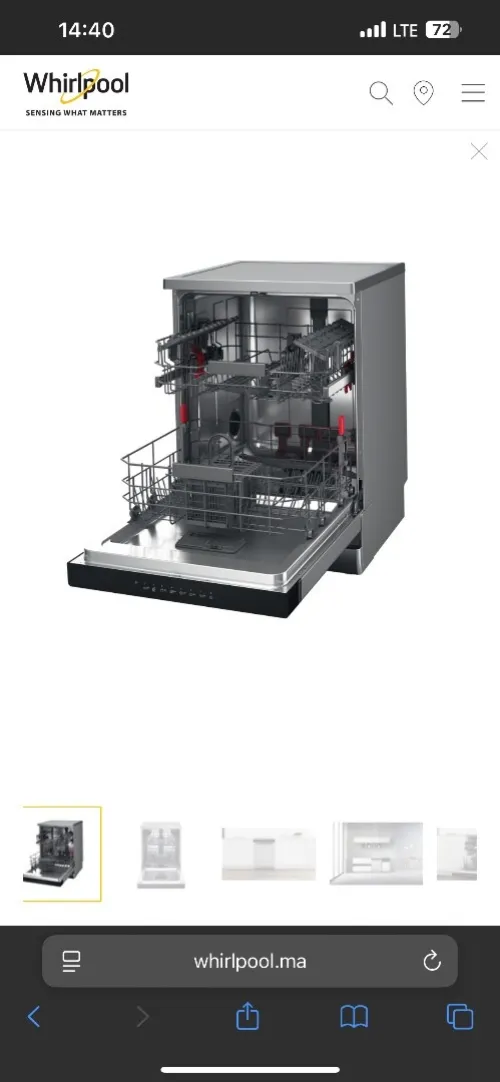 La vaisselle whirlpool 