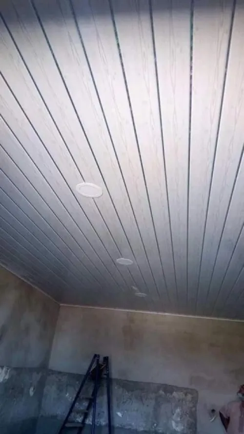 Installation faux plafond PVC et placoplatre