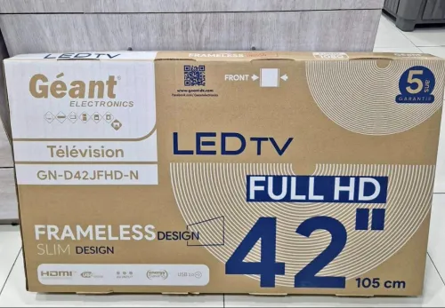 TV Géant 32 pouces 42 et 43 pouces simple Avec Démo ou démo avec un an d abonnement  gratuit