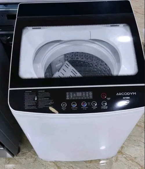 Promo acrodyme تحطيم أسعار غسالة لأتوب machine à laver la top 8kg blanche automatique 