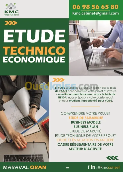 ETUDE TECHNICO ECONOMIQUE BUSINESS PLAN