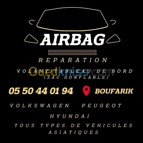 Airbag réparation 