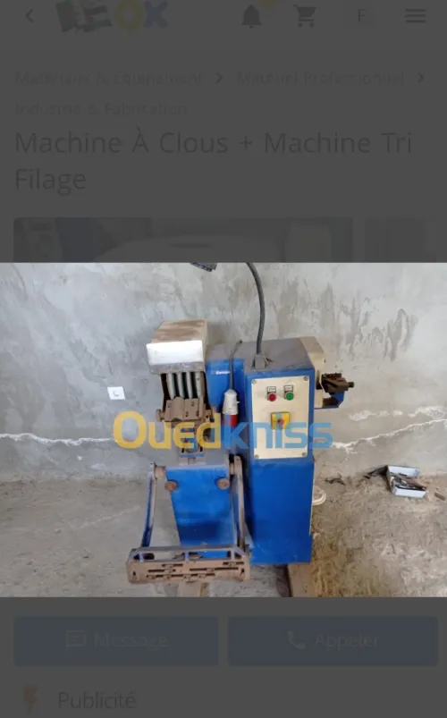 Machine fil d'attache et clous