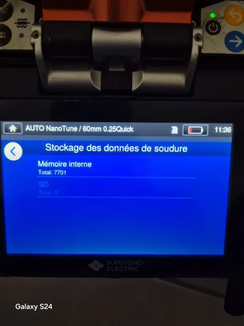 Soudeuse fusionneuse sumitomo 72c+