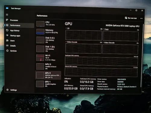 LENOVO LEGION 7 PRO 2025/ULTRA 9-275HX/RAM 32GB/ 2TB /NVIDIA RTX 5080 16GB/ECRAN 16 OLED 2K 240HZ