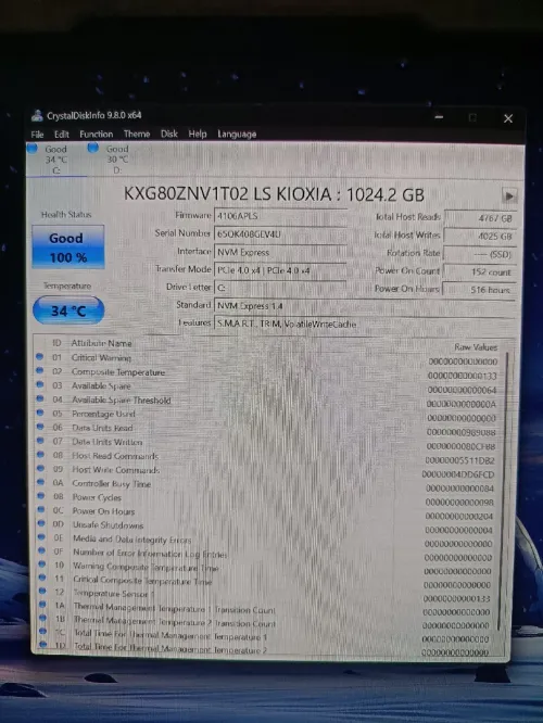 LENOVO LEGION 7 PRO 2025/ULTRA 9-275HX/RAM 32GB/ 2TB /NVIDIA RTX 5080 16GB/ECRAN 16 OLED 2K 240HZ