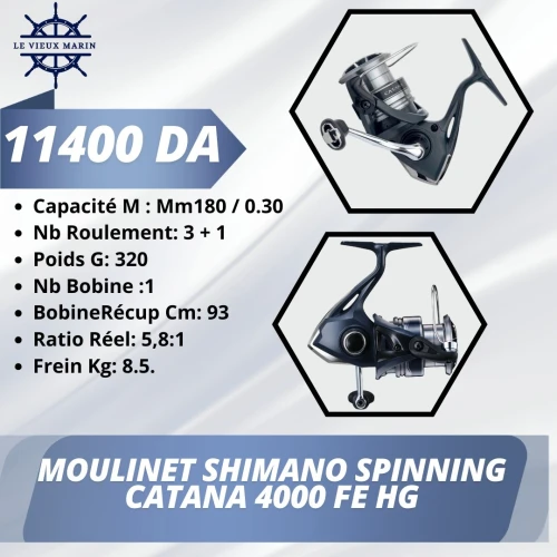 Moulinet Shimano Catana 4000FEHG