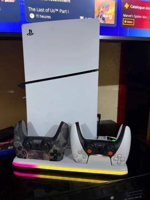 Support station charge PS5 vertical stand
