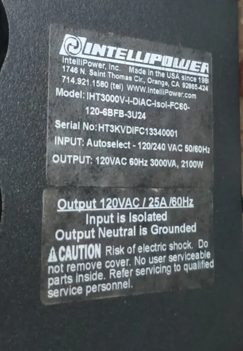 Onduleur 120ac