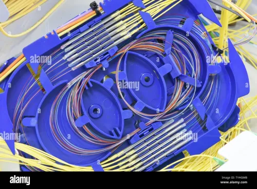 Fusion et test fibre optique 