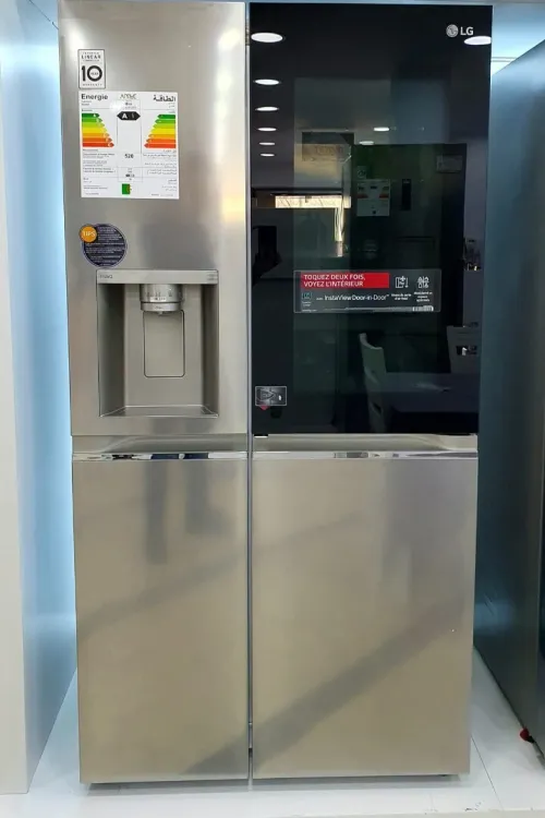 Promotion Réfrigérateur LG side by side inox 617l avec distributeur 