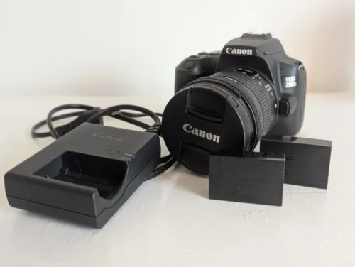 Canon EOS 250D avec deux objectifs + accessoires 