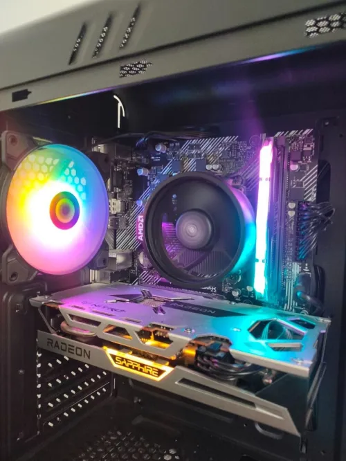 setup pc gamer r5 rx6600