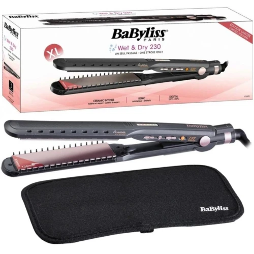 BABYLISS Lisseur St289Pe Wet And Dry 230 Noir