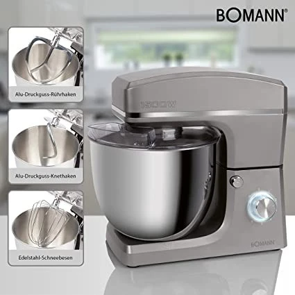 ROBOT PETRIN BOMANN 1500W- 10L -GRIS
