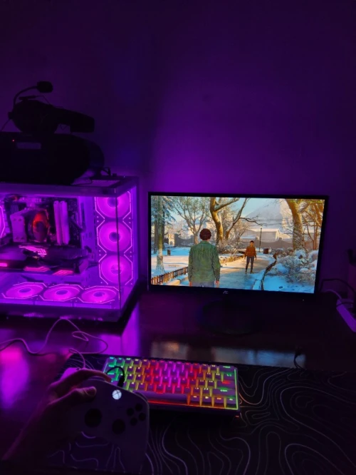 Pc gamer avec toutes les accessoires  Pc jdid machi gae msteml 
