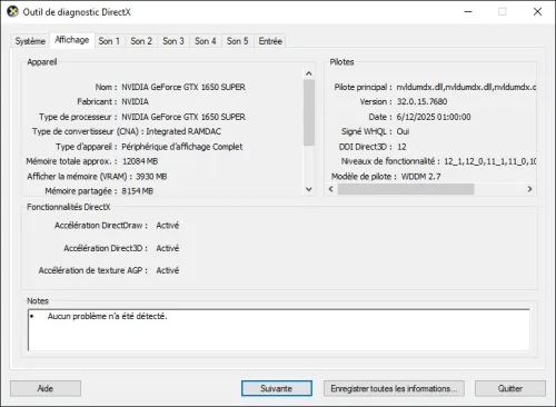 PC : Ryzen 5 3600X | GTX 1650 SUPER 4Go | 16Go RAM DDR4