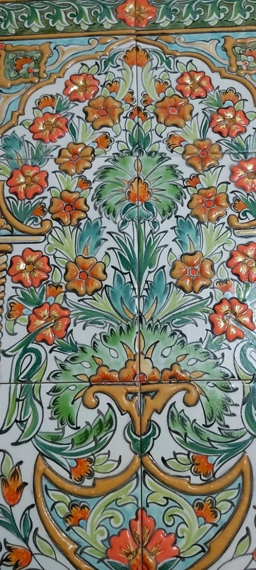 tableau arabesque céramique 