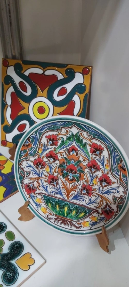 assiette  arabesque
