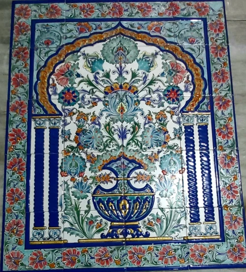  tableau arabesque céramique 