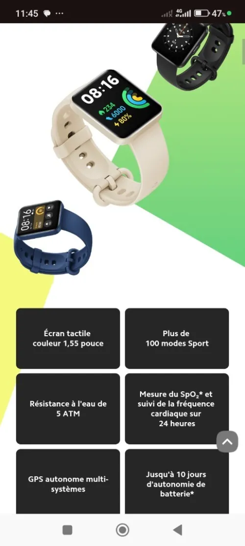 Smart watch redmi lite 2