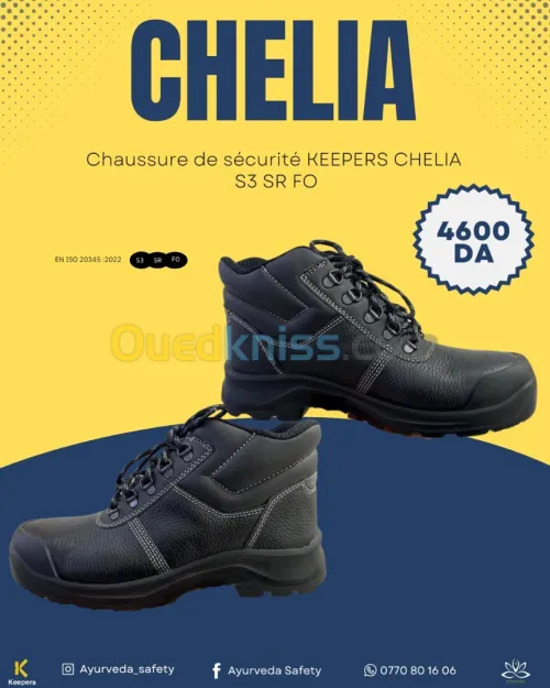 CHAUSSURE DE SECURITE KEEPERS CHELIA HAUTE