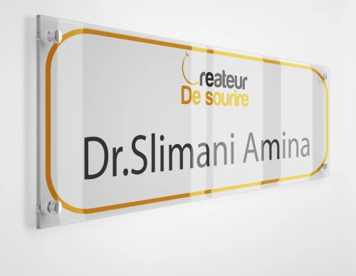 Signalétique pour clinique et médecin cabinard  - enseigne, panneaux & plaques - لافتات إشهارية