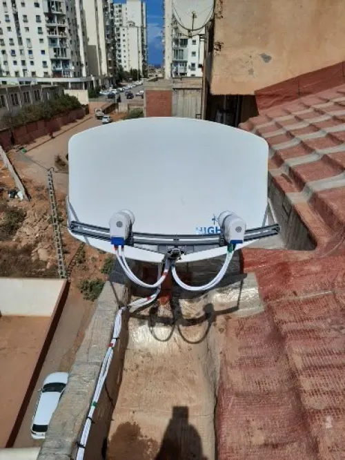 Installation toutes types parabole caméra de surveillance et alarme EL ACHOUR 