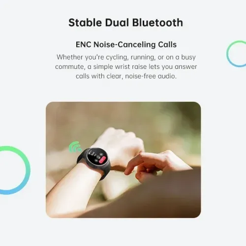 Black Shark A3 Montre Connectée Bluetooth 5.3 Écran 1.53" TFT Étanche IP6X