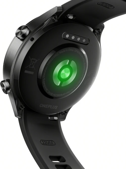 OnePlus Watch 2R (Gunmetal Gray) | Wear OS Google | 100H Batterie