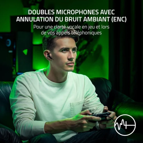 Razer Hammerhead HyperSpeed - Écouteurs gaming sans fil 