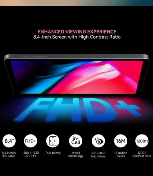 Alldocube iPlay 50 Mini 8.4 Pouces FHD - 4Go RAM 64Go ROM - Octa-Core -  4G LTE