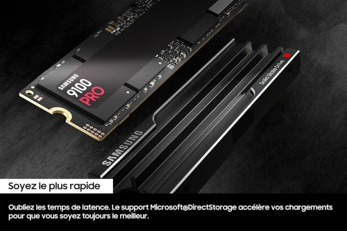 Samsung SSD 9100 Pro 1To NVMe PCIe 5.0 - Vitesse 14 800 Mo/s pour PC & PS5