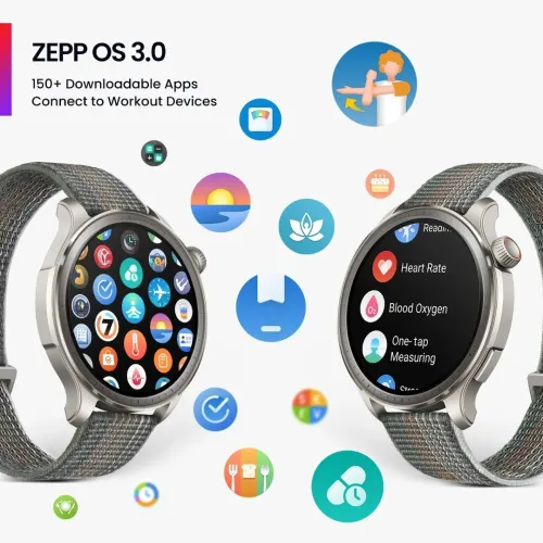 Amazfit Balance 46mm Montre Connectée Écran AMOLED 1.5"