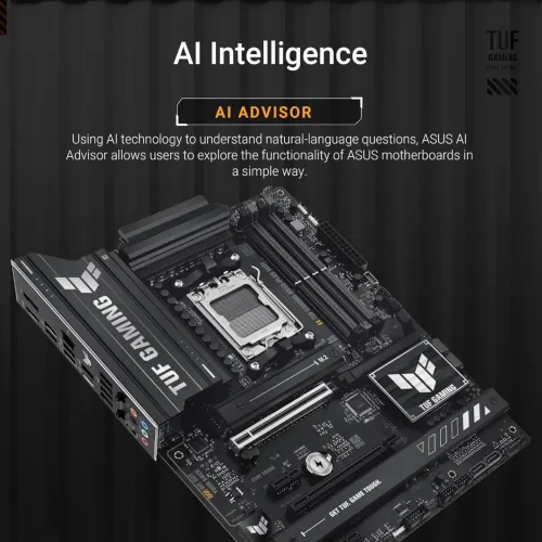ASUS TUF GAMING B850-PLUS WIFI 7 - ATX AMD DDR5 PCIe 5.0