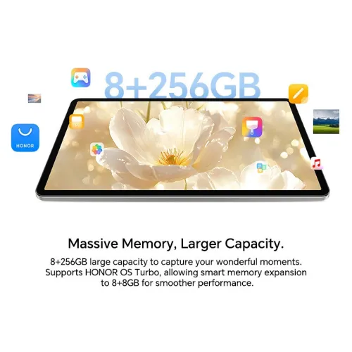 Pack HONOR Pad X9a | 6/128Go | 120Hz | + Coque Transparente (Porte-Stylet) Pad X9a