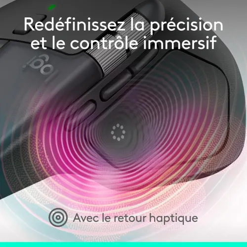 Logitech MX Master 4 | Haptic Sense & Actions Ring | Souris Pro USB-C