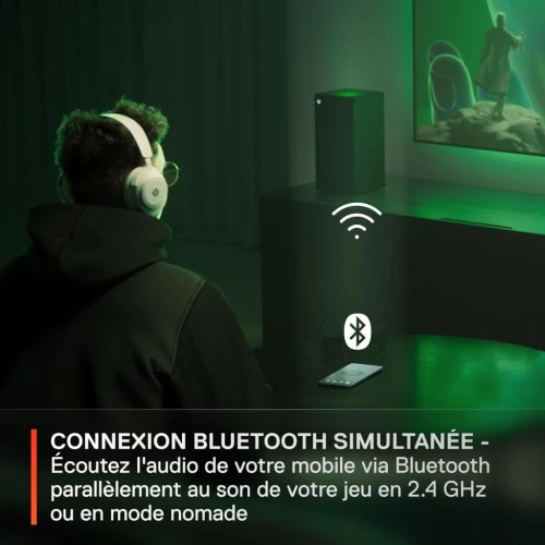 SteelSeries Arctis Nova 7X - Casque de jeu Wireless - USB-C - Xbox Series X|S, PC, PS5, Switch