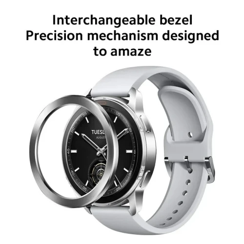 Xiaomi Watch S3 + Xiaomi Watch Bezel Silver