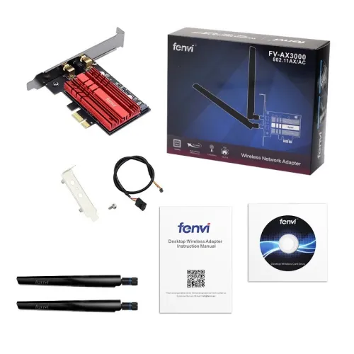 Fenvi FV-AX3000 WiFi 6 PCI-E 3000Mbps Bluetooth 5.1 Wifi Adapter