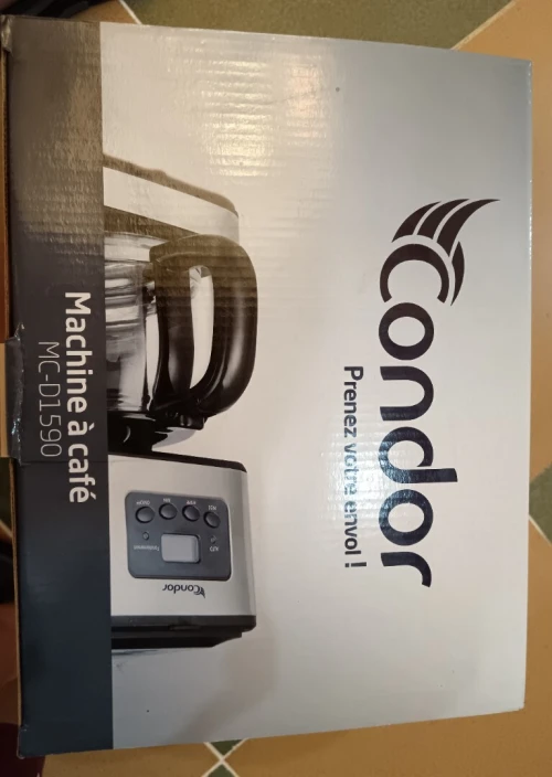 Machine à café condor AVEC FILTRE capacité 1.5 L