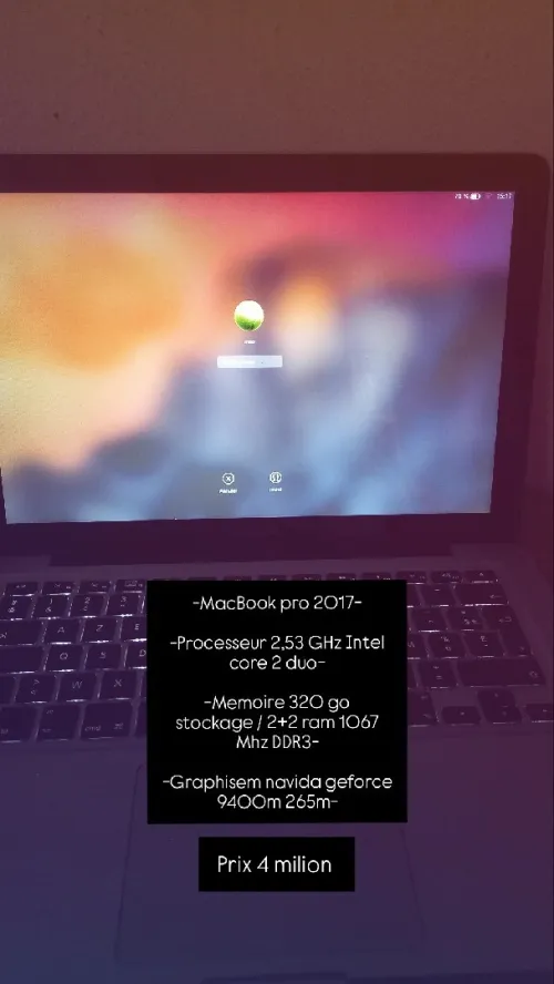 Macbook pro 2017