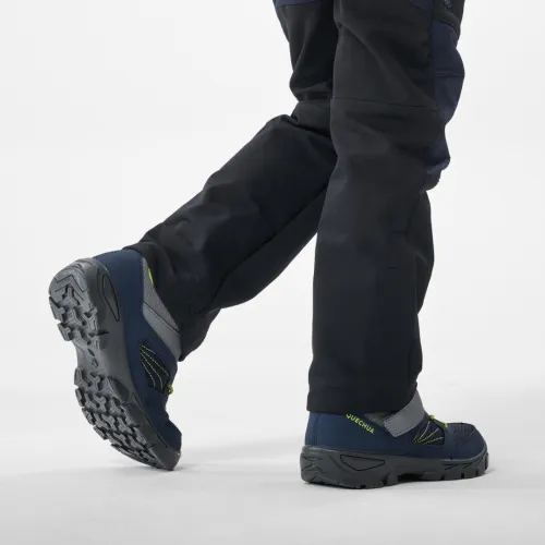 CHAUSSURES DECATHLON  DE RANDONNÉE ENFANT AVEC SCRATCH MH100 BLEU ET ROSE