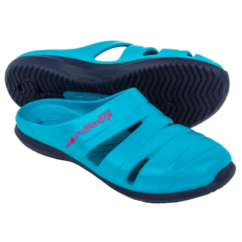 SABOTS Decathlon DE PISCINE FEMME - CLOG 100 - BLEU LUXURY